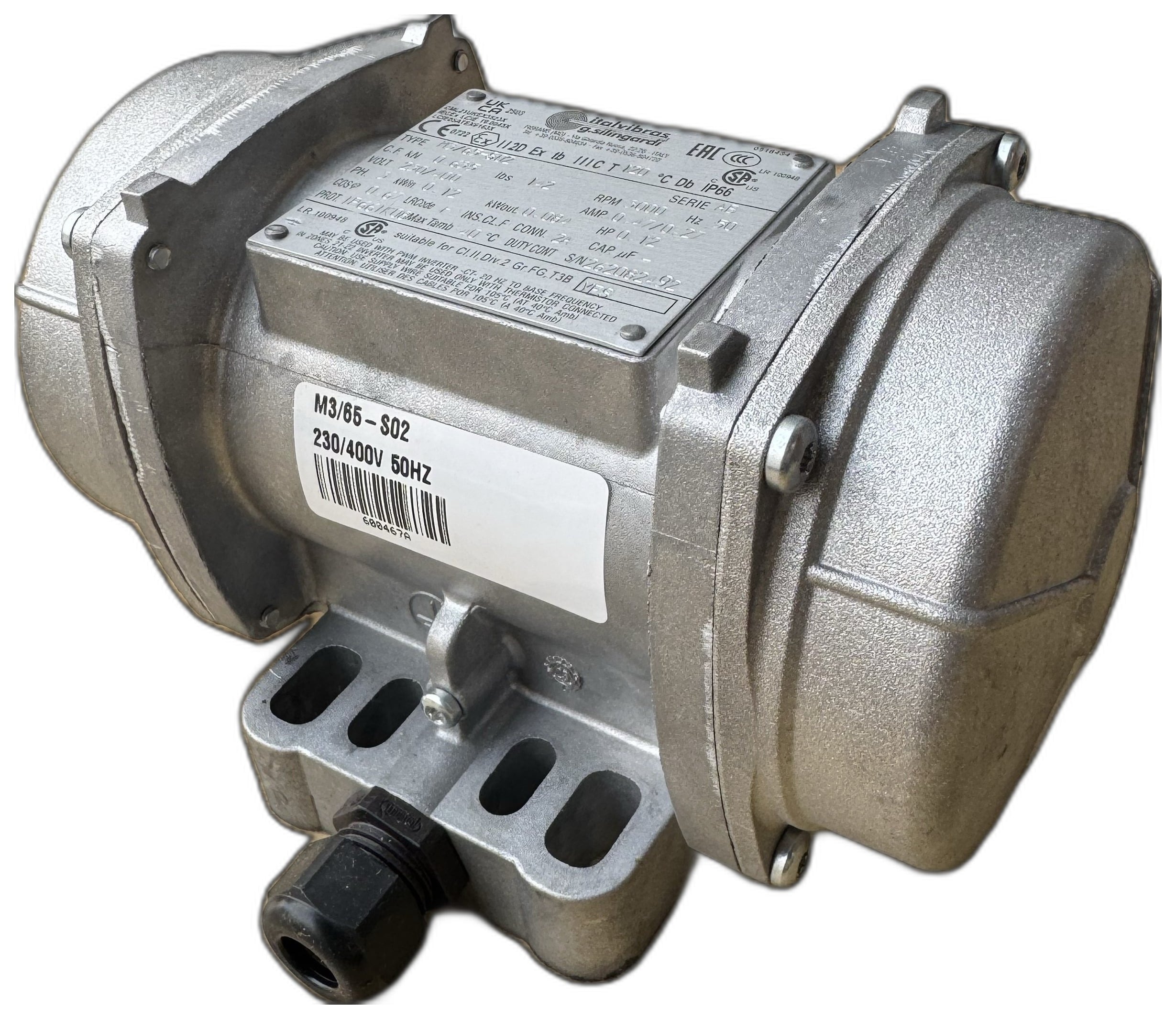 Motovibrator M3/65-S02 zijaanzicht